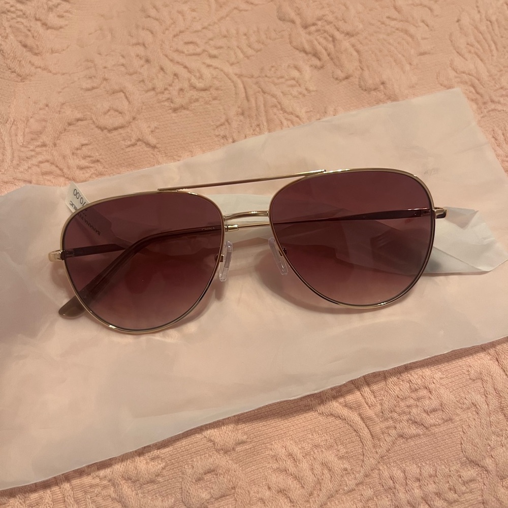 Banana Republic Gold Aviator Sunglasses - Picture 2 of 4